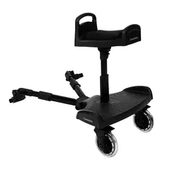 CARESTINO - Soporte Patineta y Asiento Universal Negro
