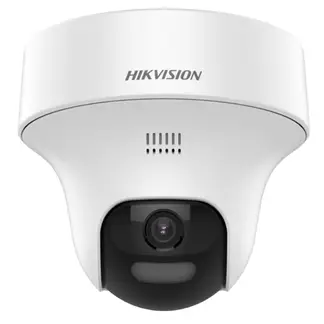 HIKVISION - Cámara analógica PT 2MP Audio Bidireccional alarma y luz estroboscópica policia