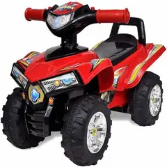 IDEAL - Cuatrimoto Correpasillo  infantil con sonidos y luces -Rojo