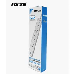 FORZA - Supresor de Picos - 8 tomas - 2 USB - Forza (FSP-512USBW)