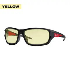 MILWAUKEE - Gafas de seguridad de alto rendimiento amarillas antivaho 48-73-2121