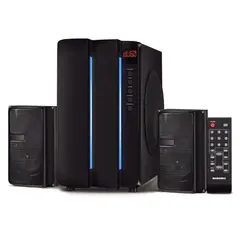 MICRONICS - Parlante 2.1 INFINITY 6. LED Azul, Radio FM. Micronics - MIC-S7601