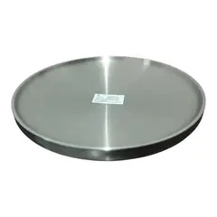 WELL BEING - Set de 4 Platos 19 cm de diametro de acero inoxidable 304
