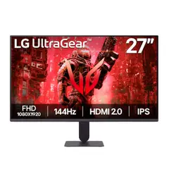 LG - Monitor LG UltraGear 27G411A-B 27 pulgadas IPS Full HD 144 Hz 1 ms MBR HDMI DisplayPort