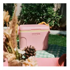 GENERICO - COOLER PASSION ROSADO CON CINTA 8 LT