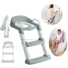 EBABY - Asiento de Bebe de Baño para Niños con Escalera