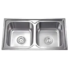 XM - Lavadero 2 Pozas Acero Inoxidabe  WO7843