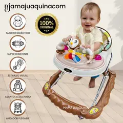 BABY - Andador Didáctico Plegable «BIRDS» Edición Limitada Coffee