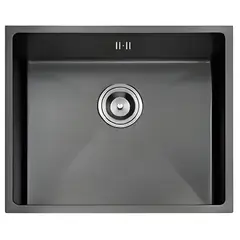 XM - Lavadero 1 Poza Acero Inoxidable Negro US01-5045