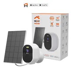 Nexxt Solutions - CAMARA NEXXT CON BATERIA RECARGABLE Y PANEL SOLAR PARA EXTERIOR NHC-OF20S