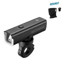 ROCKBROS - LUZ DELANTERA PARA BICICLETA DE 1500 LÚMEN + BANDANA
