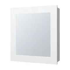 FMFURNITURE - Botiquin 1 Puerta Con Espejo Fm-006B - Blanco
