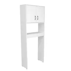 FMFURNITURE - Estante Organizador Wc 2 Puertas Fm-013B - Blanco