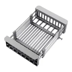 GENERICO - ESCURRIDOR SOPORTE EXPANDIBLE DE FREGADERO PARA PLATOS VERDURAS FRUTAS