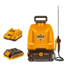 INGCO TOOLS - Mochila Fumigadora 16L + Bateria 2AH y Cargador 20v Ingco