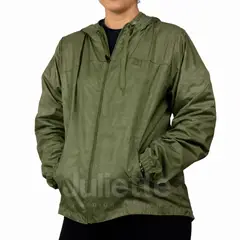 GENERICO - CORTAVIENTO DEPORTIVO IMPERMEABLE COLOR ENTERO