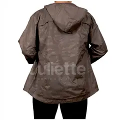 GENERICO - CORTAVIENTO DEPORTIVO IMPERMEABLE COLOR ENTERO - DIA DE LA MADRE