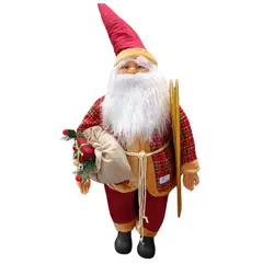 GENERICO - Decoracion Navidad Papa Noel Forastero Musical Navidad 1Mt