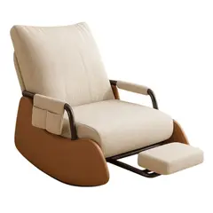 GENERICO - Silla Mecedora de Lujo Estilo Nórdico