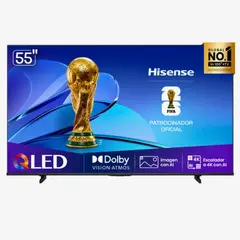 Hisense - Televisor Hisense 55 QLED 4K 55Q6Qv Smart Tv 2025