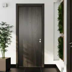 GENERICO - Puerta de Melamina Casatto Interior - 60 x 210 cm - Carbón Pelikano
