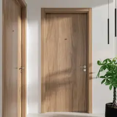 GENERICO - Puerta de Melamina Casatto Interior - 60 x 210 cm - Castaño Pelikano