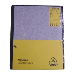 KLINGSPOR - Paquete x 50 : Lija Agua Klingspor PS8C Grano 100 - Gris