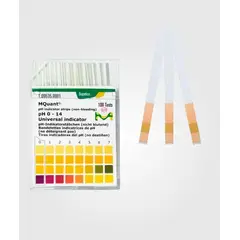 GENERICO - TIRAS DE PH 0-14 UNIVERSAL MERCK X 100 TIRAS
