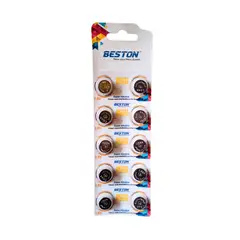 BESTON - Blister Pila De Boton 15v Ag13LR44H Reloj Juguetes Etc