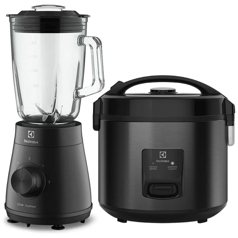 Combo Licuadora Electrolux 500w con Tecnologia TruFlow EBS20 + Olla Arrocera Electrolux 35L ERC30