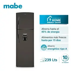 MABE - REFRIGERADORA RMA255FYPG 239LT GRAFITO NO FROST