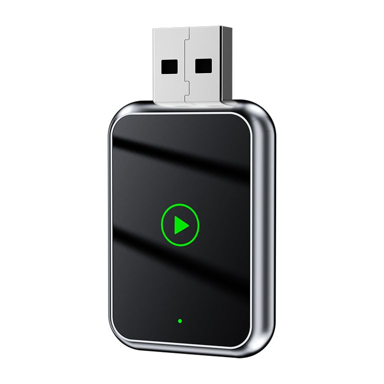 Adaptador inalámbrico CarPlay y Android Auto USB-C Plug & Play para autos con CarPlay-Android Auto