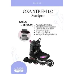 OKA - PATIN LINEAL OXA XTREMN 1.0 SEMIPRO ROSADO M (32 a 35)