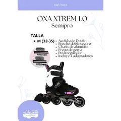 OKA - PATIN LINEAL OXA XTREMN 1.0 SEMIPRO PINK M (32 a 35)