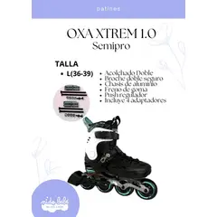 OKA - PATIN LINEAL OXA XTREMN 1.0 SEMIPRO TURQUESA L (36 a 39)