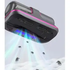 GENERICO - Aspiradora Antiácaros UV-C para Colchón y Sofá Succión Potente Filtro HEPA Eliminación de Ácaros