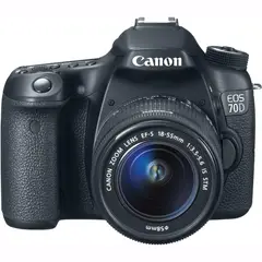 CANON - Canon EOS 70D DSLR Cámara con 18-55mm IS STM lente - Reacondicionado