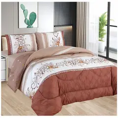 CASATEX - EDREDÓN CASATEX TELA CON TELA CON DISEÑO 1.5 PLZ