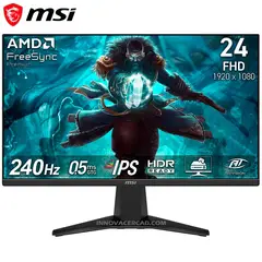 MSI - Monitor MSI MAG 245F X24 1920x1080 FHD Fast IPS 240Hz 05ms HDR ready AMD FreeSync Premium
