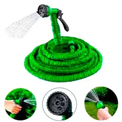 GENERICO - Manguera 30 Metros Retractil Expandible Multiusos Jardin