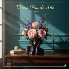 NACIONAL - Florero Obra de Arte Lorategi La Belleza Clásica Reinventada