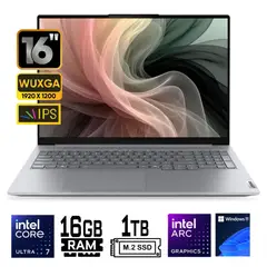 LENOVO - Laptop Lenovo ThinkBook 16 G8 IAL Intel Core Ultra 7 255H Ram 16GB SSD 1TB 16" WUXGA Windows 11