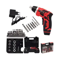 MIYAKO - Atornillador Inalámbrico 45 en 1 con Set de Perilleros CSD-P45N1