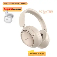 MICCELL - Miccell B16 Audífonos Over-Ear Inalámbricos con Cancelación de Ruido Bluetooth Sonido HiFi