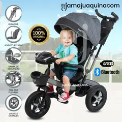 KIDS - Triciclo Guiador Giratorio «SALAN» Edición Limitada Gray