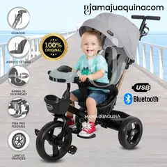 KIDS - Triciclo Guiador Giratorio «WUNDER» Edición Limitada Gray