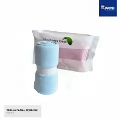 RIVESI - Toalla Facial de Rivesi Home Latex Natural paquete de 1