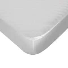 RIVESI - Protector de Colchón Impermeable Transpirable Antiácaros y Lavable de 1.5 Plazas BLANCO