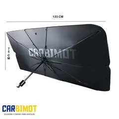 UNIVERSAL - TAPA SOL TIPO SOMBRILLA PARA  AUTOS Y CAMIONETAS