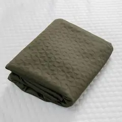 RIVESI - Protector de Colchón Home Impermeable Transpirable Antiácaros y Lavable de 1.5 Plazas VERDE